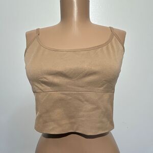 PINK Active Victoria's Secret Beige Seamless Lightly Lined Brassiere Size XL